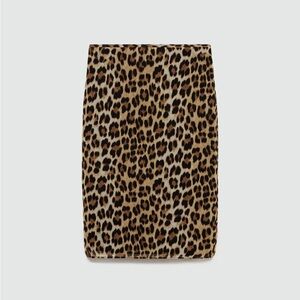 Elegant Leopard Print skirt